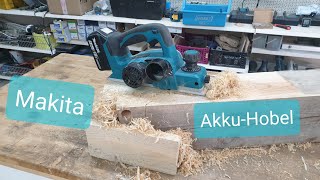 Makita 18V AkkuHobel DKP180Z Produktvorstellung Produkttest Vergl DKP181ZU  4K UHD [upl. by Alyakim880]