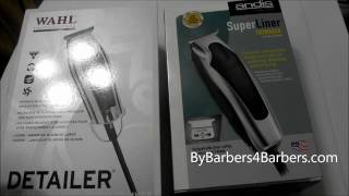 Wahl Detailer vs Andis Superliner Review [upl. by Lleroj]