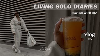 LIVING SOLO DIARIES 005  Weekly Vlog  Gym Skincare routine Laundry Cooking [upl. by Newnorb644]