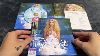 Unboxing Taylor Swift  Selftitled Debut Album Japanese 7inch Deluxe Limited Edition CDDVD [upl. by Woodman]