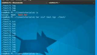 Linux How to tar a directory [upl. by Nirol]