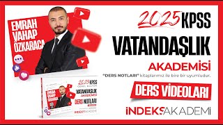 17 2025 KPSS  Vatandaşlık  Anayasa Hukuku ve Anayasa Tarihi  2  Emrah Vahap Özkaraca [upl. by Iral]