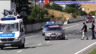 Polizei  Rettungsdienst Radrennen [upl. by Hawken361]