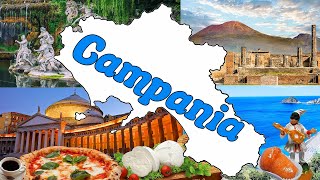 🍕☕ La CAMPANIA  Le Regioni dItalia Geografia 📚🌍 [upl. by Slavic744]