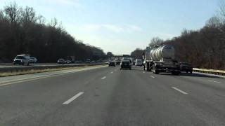 BaltimoreWashington Expressway Interstate 95 Exits 49 to 43 southbound [upl. by Nicolai]