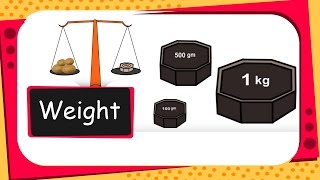 Maths  Measurement Weight  English [upl. by Latsryk]