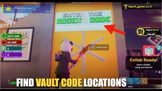 BILLIONAIRE TYCOON MAP FORTNITE CREATIVE  HOW TO FIND VAULT CODE LOCATIONS [upl. by Arelc]