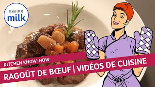 Comment faire un ragoût de bœuf  Vidéo de cuisine  Swissmilk 2013 [upl. by Dalston77]