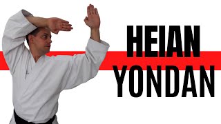 🥋Kata HEIAN YONDAN👊Paso a paso Karate Shotokan [upl. by Sturges33]