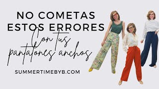 NO COMETAS ESTOS ERRORES CON TUS PANTALONES ANCHOS este verano  tips de moda [upl. by Donell]