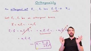 Orthogonal bases are easy to work with [upl. by Honna]