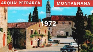 Arqua Petrarca Montagnana 1972 mura carraresi Castel San Zeno fortezza Este Tomba Francesco Petrarca [upl. by Agneta]