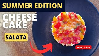 Chesecake SALATA monoporzione  SUMMER EDITION [upl. by Xenophon]