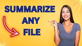 HugeTime Saver  Summarize all Types of Files For Free [upl. by Akayas]