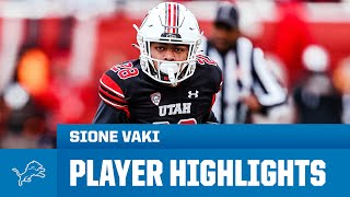 Sione Vaki Highlights  2024 NFL Draft [upl. by Shriner]