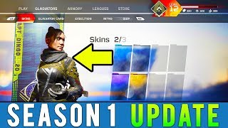 APEX UPDATE  New Map UI Changes Skins New Legends amp More Leaks [upl. by Whitcomb]