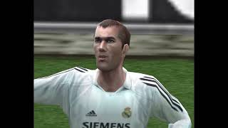 WINNING ELEVEN 9 l ZINEDINE ZIDANE BEAUTIFUL GOALS REAL MADRID VS INTER MILAN [upl. by Elsinore]