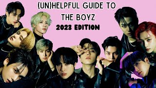 AN UNHELPFUL GUIDE TO THE BOYZ 2023 [upl. by Elery673]