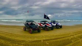 Yamaha YXZ1000R UTVs in Florence Oregon Sand Dunes [upl. by Hgielanna]