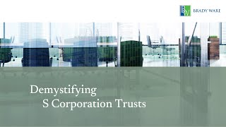 Demystifying SCorp Trusts [upl. by Peppy]