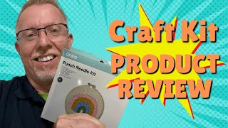 Craft Kit Review  Kmart Punch Needle Kit [upl. by Ateuqal]