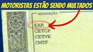 ⛔️ ATENÇÃO MOTORISTAS NOVA REGRA CRIOU MULTA PARA EAR [upl. by Piper496]