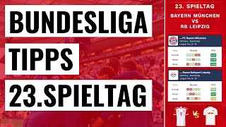 BUNDESLIGA TIPPS 6 Sportwetten Tipps für den 23 Spieltag [upl. by Mechelle]