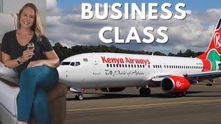 Kenya Airways Business Class Review in 30 seconds [upl. by Hunter]