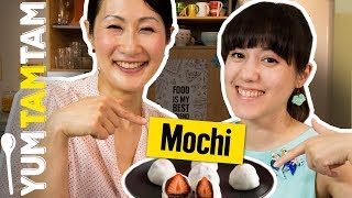 Wir machen JAPANISCHE MOCHI selbst  Mit Kaoru Iriyama  yumtamtam [upl. by Yehus915]