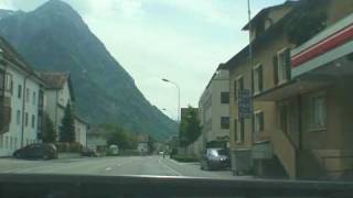 Driving through Liechtenstein 6  Vaduz to Triesen [upl. by Diannne]