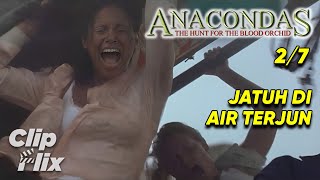 Anacondas The Hunt for the Blood Orchid 27  Jatuh Di Air Terjun  ClipFlix [upl. by Malti447]