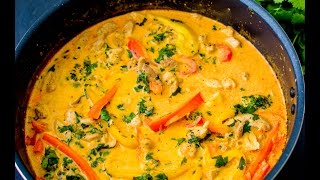 Thai Red Chicken Curry [upl. by Auhsej]