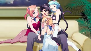 Top 10 New Harem Anime With An Overpowered Main Character [upl. by Edmonda]