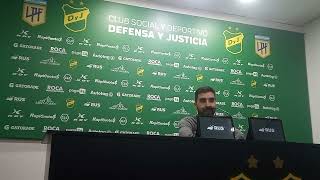 FRANCISCO MENEGHINI HABLÓ POST PARTIDO EN CONFERENCIA  Defensa y Justicia 22 Boca Juniors [upl. by Ycniuq]