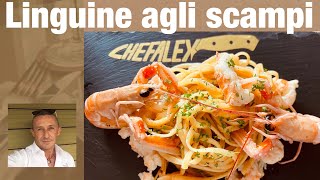 Come fare le linguine agli scampi  non fare questi errori [upl. by Ahselaf]