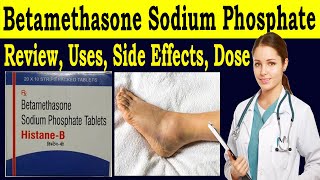 betamethasone sodium phosphate tablets uses  review histane B Tablets  Uses Side Effects Dose [upl. by Haneeja]