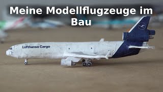 Meine Modellflugzeuge im Bau 1  Die alte Bauweise erklärt an der MD11 [upl. by Michey]