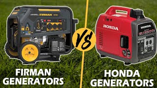 Firman Generators vs Honda Generators Understanding Differences Which Is the Winner [upl. by Tollmann]