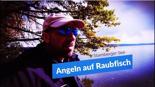 AngelVideo ohne Angeln aber mit Hecht  Am Starnberger See auf Raubfisch [upl. by Nalyad471]