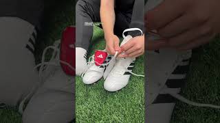 Lacing up the Adidas Copa Gloro 2 soccercleats footballboots football soccer copa [upl. by Ogaitnas]