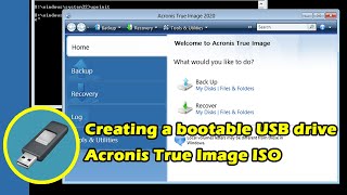 How to create bootable USB Acronis True image iso [upl. by Siramay]