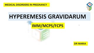 HYPEREMESIS GRAVIDARUM [upl. by Notgnirrac2]