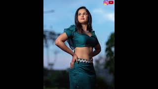 Ariyana Glory  Beauteous Form beauteousform2023 ariyana short shorts shortsviral saree [upl. by Akeenahs]