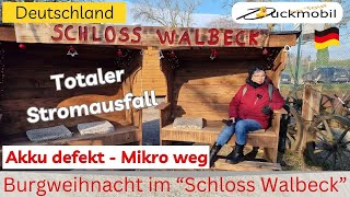 Alles geht schief ● totaler Stromausfall ● Mikro weg ● Fahrrad kaputt ● Burgweihnacht Schloß Walbeck [upl. by Noreh]