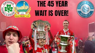 WE DONE IT CLIFTONVILLE VS LINFIELD IRISH CUP FINAL VLOG [upl. by Craggy]