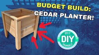 Build This Cedar Planter Box and itll last a lifetime [upl. by Qifar]