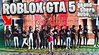 THIS ROBLOX HOOD GAME LOOKS EXACTLY LIKE GTA 5 MOST REALISTIC ROBLOX GAME [upl. by Anit]