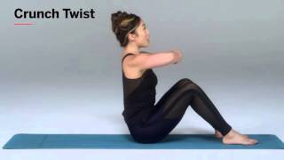 How to Do the Crunch Twist for a Strong Core  Health [upl. by Erej]