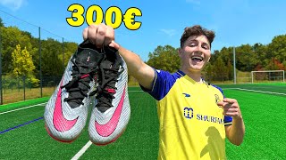 JE TESTE LES CRAMPONS DE RONALDO À 300€  😲  Ils sont INCROYABLES [upl. by Ilrahs]