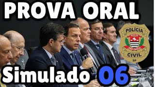 6º BANCA SIMULADA  PROVA ORAL PC SP 2024  PORTUGUÊS CRIMINOLOGIA E DIREITO [upl. by Corkhill]